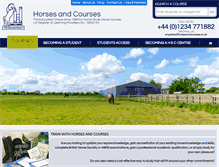 Tablet Screenshot of horsesandcourses.co.uk